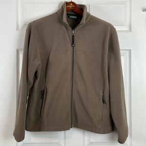 L.L. Bean full zip fleece sweat shirt men’s M